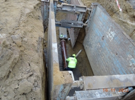  - Výkop a pokládka kanalizačního potrubí