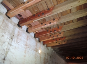  - Výměna  zhlaví stropních trámů