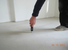  - Měření tvrdosti podlahy