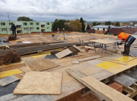  - Bednění ŽB stropu nad 2.NP