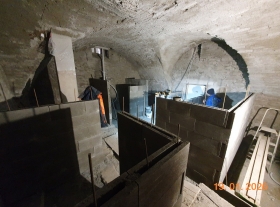  - Zdění sklepních kójí z betonových tvarovek