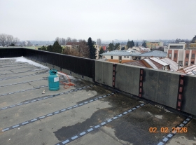  - Hydroizolace atiky bitumenovými modifikovanými pásy