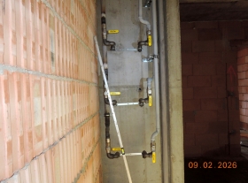  - Hrubá montáž plynu