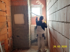  - Realizace vnitřních strojních omítek