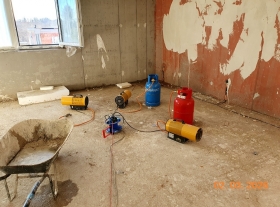  - Vysoušení interiéru stavby