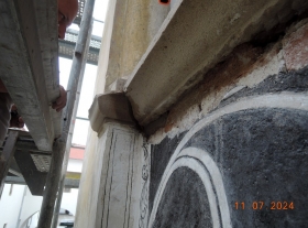  - Oprava kamenných prvků loggie