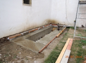  - Betonáž základu schodiště