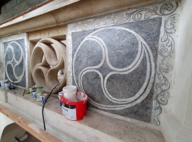  - Oprava poprsních sgrafit