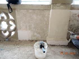  - Oprava štukových omítek loggie